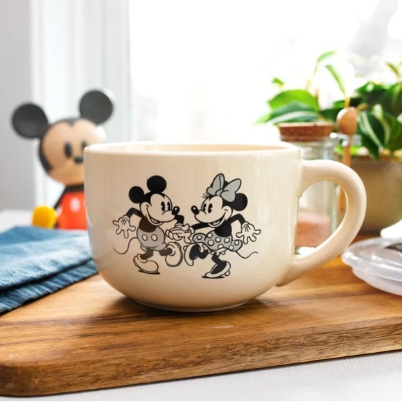 Mickey & Minnie Mouse Ceramic Soup Mug - Picture 7 of 16